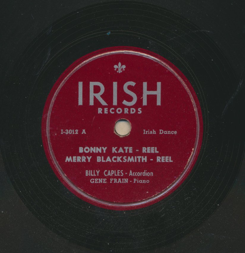 Billy Caples: Bonny Kate/Merry Blacksmith (reels)